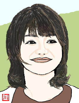 長澤まさみ イラスト似顔絵