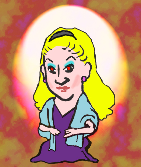 美輪明宏 イラスト