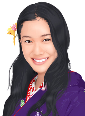 蒼井優 イラスト似顔絵