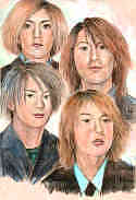 GLAY イラスト似顔絵
