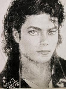マイケル・ジャクソン イラスト似顔絵
