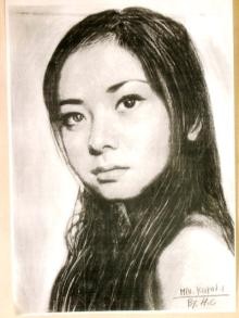 倉木麻衣 イラスト似顔絵