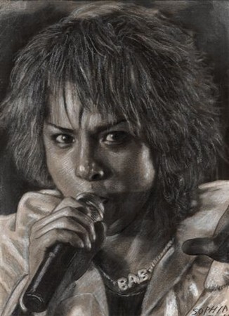 松岡充 イラスト似顔絵