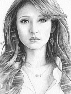 リア・ディゾン イラスト似顔絵
