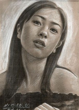 宇多田ヒカル 画像 有名人の似顔絵二万枚公開中。