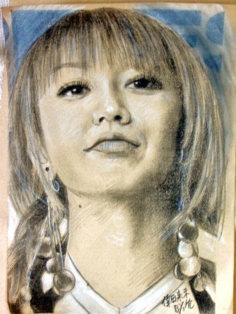 倖田來未 イラスト似顔絵