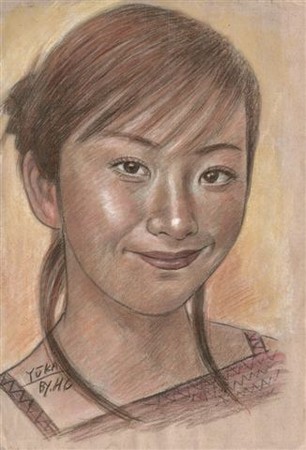 優香 イラスト似顔絵