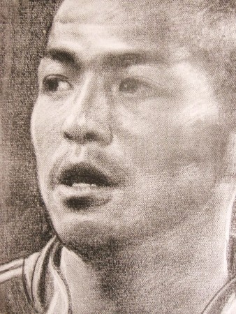 小野伸二 イラスト似顔絵