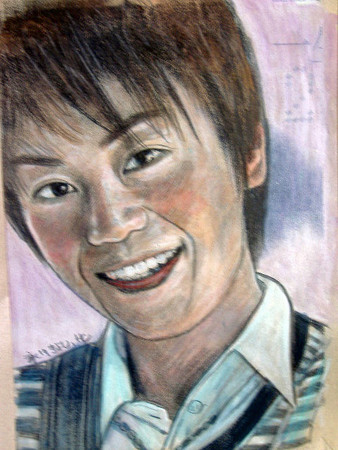 氷川きよし 画像 有名人の似顔絵二万枚公開中。