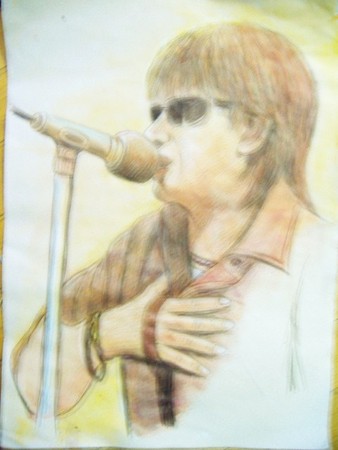 浜田省吾 イラスト似顔絵