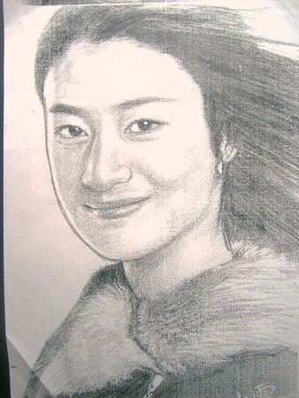 小雪 イラスト似顔絵