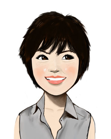 上野樹里 イラスト似顔絵