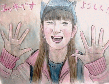 小泉エリ イラスト似顔絵