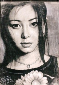 倉木麻衣 イラスト似顔絵