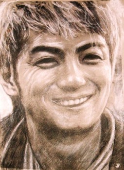 上地雄輔 イラスト似顔絵