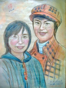 氷川きよし 画像 有名人の似顔絵二万枚公開中。