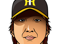 藤川球児 イラスト似顔絵