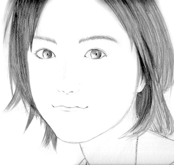 上野樹里似顔絵