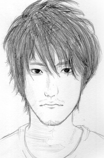 松山ケンイチ似顔絵