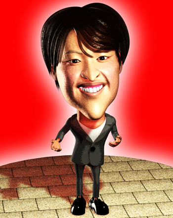 千原ジュニア イラスト似顔絵