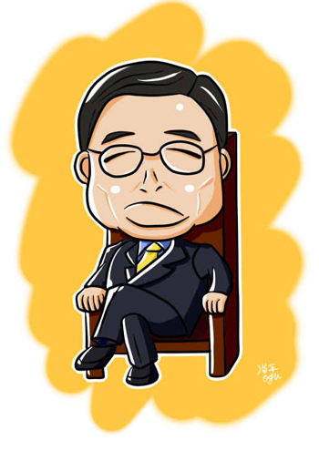 亀井静香 イラスト