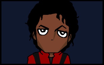 マイケル・ジャクソン イラスト似顔絵