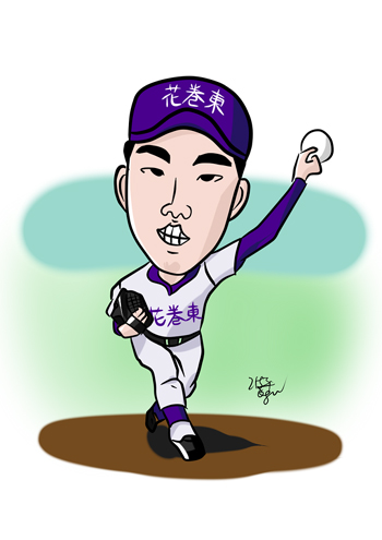 菊池雄星 イラスト