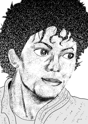 マイケル・ジャクソン イラスト似顔絵