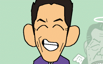 三遊亭楽太郎 イラスト似顔絵