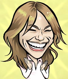 今井美樹 イラスト似顔絵