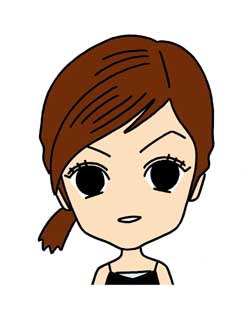 安達祐実 イラスト