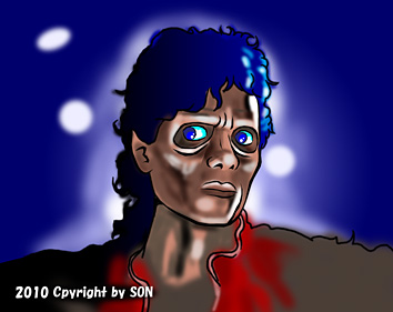 マイケル・ジャクソン イラスト似顔絵