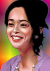 加藤ローサ イラスト似顔絵