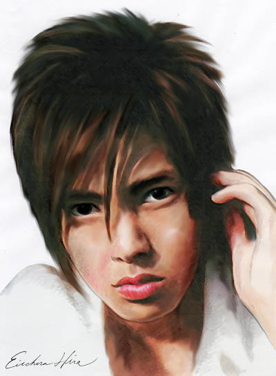 山下智久 画像 アート似顔絵COM