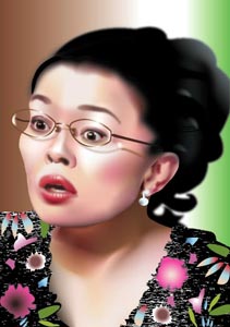 柴田理恵 イラスト似顔絵
