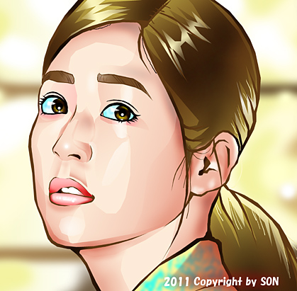 井上真央 イラスト