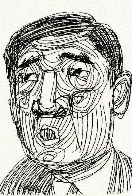 石破茂 画像 似顔絵　ヘタなテッポも…