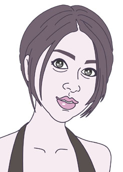 宇多田ヒカル 画像 おじーんの似顔絵