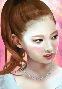 黒柳徹子 イラスト似顔絵