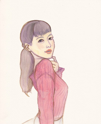 綾瀬はるか 画像 似顔絵イラスト制作・イベント出張－アトリエユコン