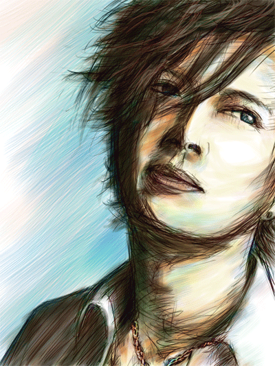 Gackt イラスト似顔絵
