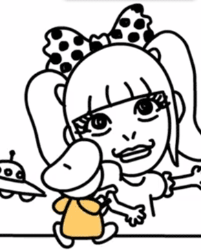 きゃりーぱみゅぱみゅ イラスト似顔絵
